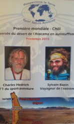 un équipage face au désert