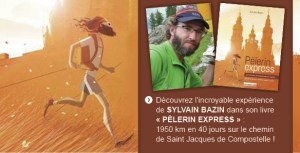 "Pèlerin express", le livre de Sylvain Bazin