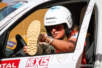 Du sport à l'aventure, il n'y a qu'un pas, Maud Garnier, en plein Rallye - crédits MG Events