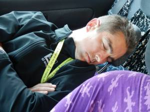 le repos du guerrier après la Diagonale des Fous 2012